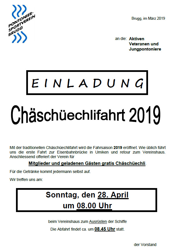 chaeschuechlifahrt 2019